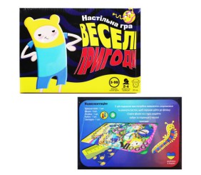 Настільна гра "Веселі пригоди" (укр)