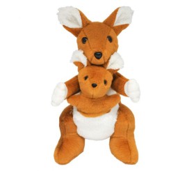 М'яка іграшка "Кенгуру з дитинчам"