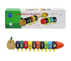 Деревʼяна рахівниця "Гусінь"