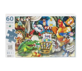 Пазли "Казка про розумне мишеня", 60 елементів