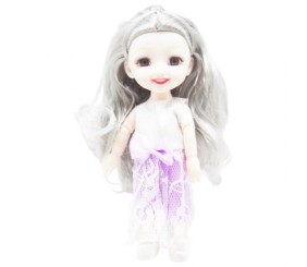 Лялька "Модна дівчина", срібна