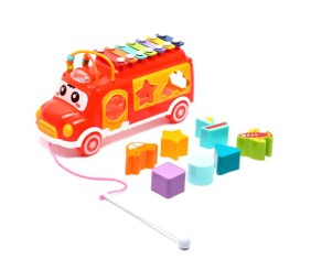 Автобус - сортер (червоний)