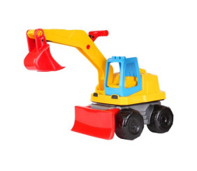 Екскаватор пластиковий (жовто-синій)