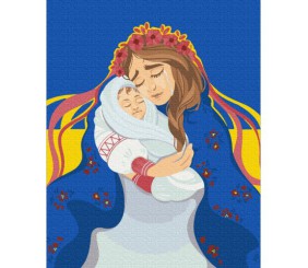 Картина за номерами "Мама Україна ©Anastasiia Kasarda"★★★★