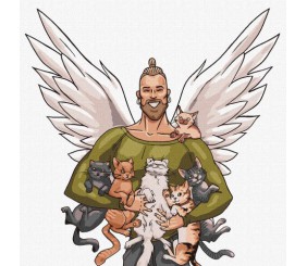 Картина за номерами "Рятівник тваринок" ★★★★★