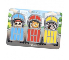 Пазл-сортер "Коляски" (mini)