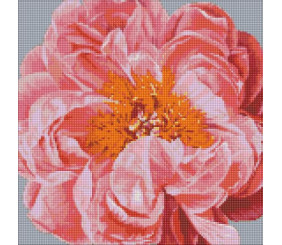 Алмазна мозаїка "Pink kiss" 40х50см