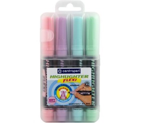 Маркер Highlighter  8542/4  SE набір 4 шт.(пластик.пенал)
