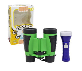 Набір "Бінокль з ліхтариком", зелений