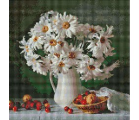 Алмазна мозаїка "Ромашкова краса"