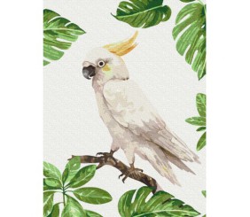 Картина за номерами "Білий какаду" ★★★