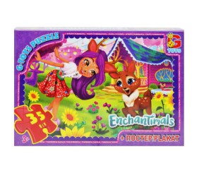 Пазли "Enchantimals" + постер, 35 ел.
