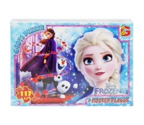 Пазли "Крижане серце" + постер, 117 ел.