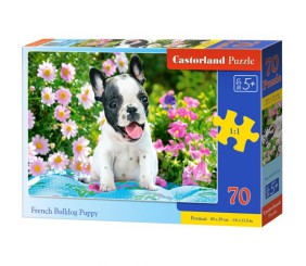 Пазли "Цуценя французького бульдога", 70 елементів