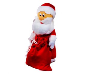 М'яка іграшка "Санта Клаус" в червоному