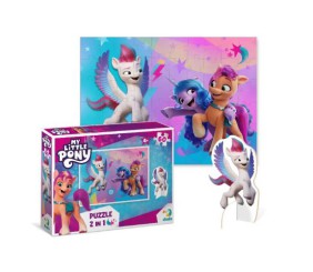 Пазли 2в1"My little pony",з фігуркою, 60 елементів