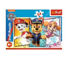 Пазли "Щенячий Патруль: Маршал, Гончик та Скай", 54 елем.