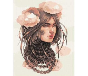 Картина за номерами "Хмарливі думки" ★★★★★