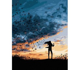Картина за номерами "Вільний вітер"