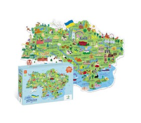 Пазл "Карта Украины", 100 элем.