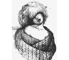 Картина за номерами "Незнайомка" ★★★★★