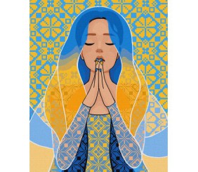 Картина за номерами "З благанням у серці" ★★★★★