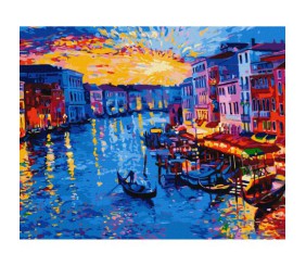 Картина за номерами "Чарівний захід сонця" ★★★★★