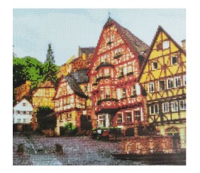 Алмазна мозаїка "Яскрава Німеччина", 40х50 см