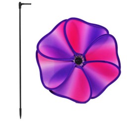 Вітрячок дитячий текстильний "Квітка", фіолетовий