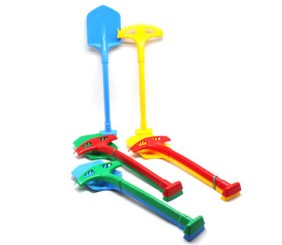 Набір "Молодець: Лопатка + граблі", мікс