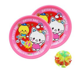 Кетчбол на присосках Hello Kitty, рожева