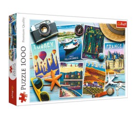 Пазли "Листівки з відпустки ", 1000 елементів