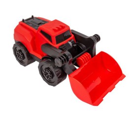 Машинка пластикова "Трактор", червоний