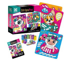 Набір для творчості  "Strips Art. Щасливі мордочки" (укр)