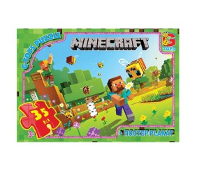 Пазли "Майнкрафт" + постер, 35 ел.