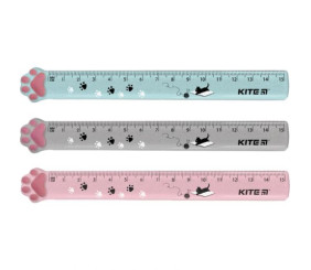 Лінійка пластикова "Лапка " (15 см)