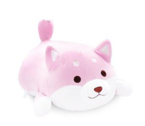 Мʼяка іграшка "Сплюшка Шиба-іну", 50 см (рожева)