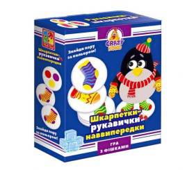Гра настільна "Crazy Koko: Шкарпетки-рукавички", укр