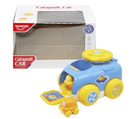 Пластикова машинка "Catapult Car" із запуском (синя)
