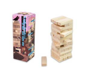 Настільна гра "Jenga Tale" 48 брусків, міні (укр)
