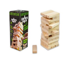 Настільна гра "Дженга класік", 48 брусків, міні (укр)