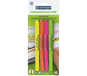 Набір неонових хайлайтерів "Fax" (4 шт)