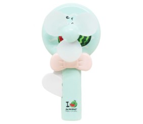 Ручний вентилятор "I love summer", блакитний