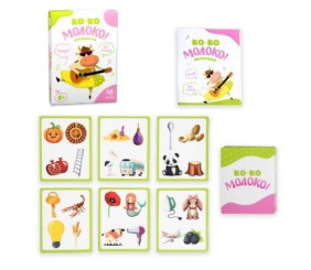 Карткова розвивальна гра "Ко-ко Молоко" (укр)