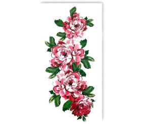 Набір тимчасових тату "Кольорові півонії"