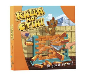Гра дитяча настільна "Киця на стіні" (укр)