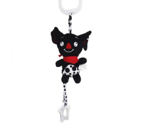 Мʼяка підвіска з дзвоником "Коала" (чорна)