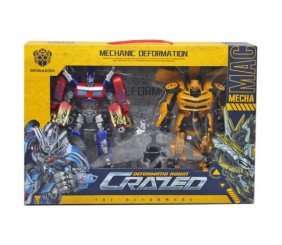 Набір трансформерів, аксесуари в коробці.