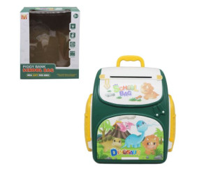 Сейф-скарбничка "Рюкзак: Динозавр", музика, світло