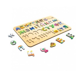 Деревʼяний сортер "Абетка з Малюнками" (укр)